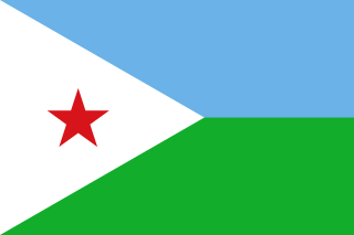 ジブチ共和国の国旗